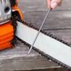 PATIKIL 4.8mm Chainsaw Files, 2 Pieces Steel Chainsaw Chain Sharpener,