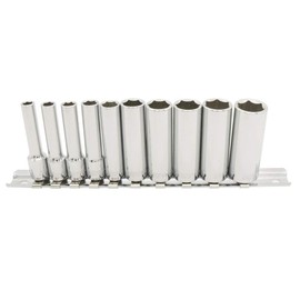 PWT IDS14SET Deep Socket Set, Hex, 1/4 Inch, 0.25 inch (6.35 mm), Set of 10