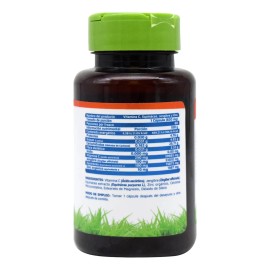 Vitamina C Equincea Jengibre Y Zinc Vidanat 60 Cpsulas Sin Sabor                                                                                      