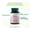 PRONAT Resveratrol, Antioxidante, Suplemento Alimenticio, Selenio y Betacaroteno, 60 Cpsulas