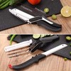 XGIZMOO Vegetable Scissors Slicer Cutter,Quick Release/Install Kitchen Shears Cutting Board