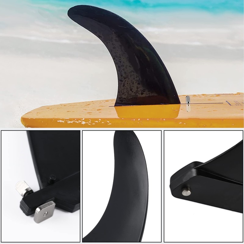Senbaler Kayaks SUP Fin Removable for Surfboard,Paddle Board,Long Board,Stand up