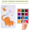 Finger Paint Set Non-Toxic Finger Stamps with Book Colouring Book