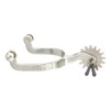 Tough 1 Kelly Silver Star Jingle Bob Spurs, Chrome Plated
