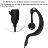 Tangxi PTT Earpieces K-Head 120cm Walkie-Talkie Auriculares HD para TK3180