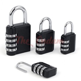 The Ondam 3-Digit 4-Digit Dial Padlock Locker Padlock 3-Digit - Large 2ea