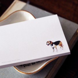 Dog Breeds Sticky Notes - 4" x 3" 50 Sheets. Notepad, to Do List, Reminder Note. Gift for Dog Lovers. (1, Beagle)