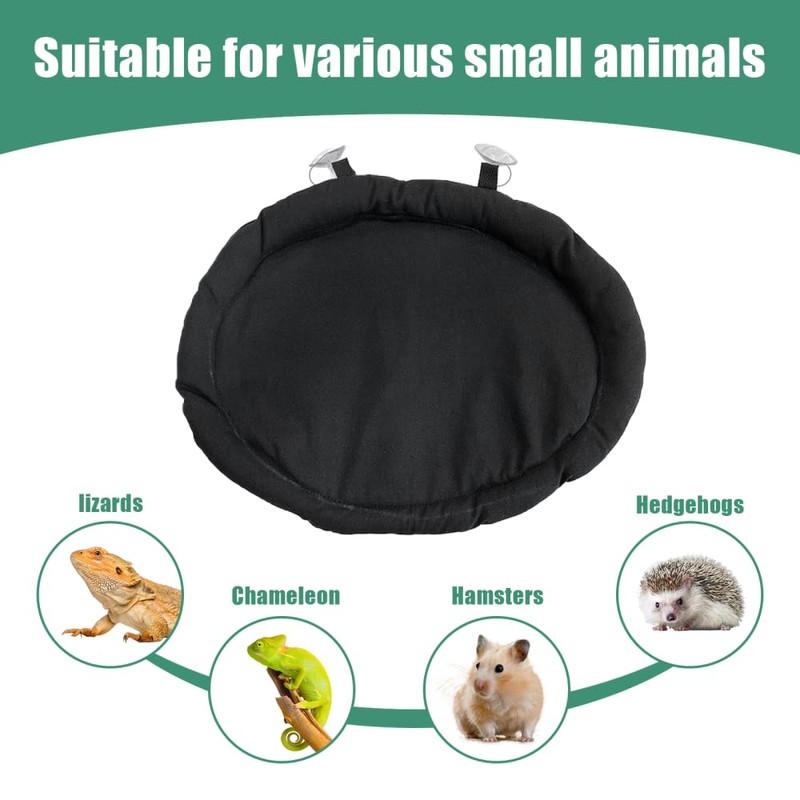 MiOYOOW Bearded Dragon Bed, Soft Car Lizard Sleep Mat with