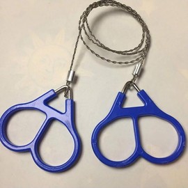 Stainless Steel Wire Saw, Compact Stainless Steel Wire Saw, Essential Outdoor Camping Gear for Wood Cutting, Emergency Survival, Trekking