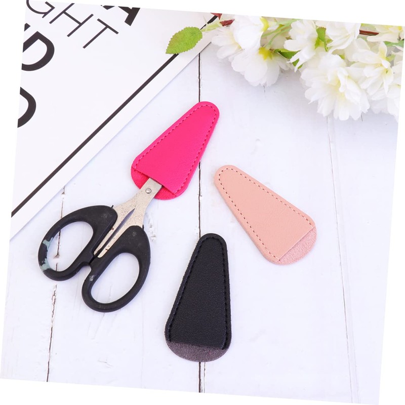 BIUDECO 6PCS Scissors Protective Sleeve for Beauty Tools Premium PU