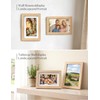 HOUSE DAY 6x4 Photo Frame, Oak Wood Picture Frames Tabletop