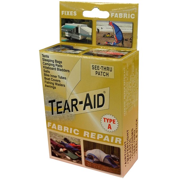 Tear-Aid Fabric Repair Kit, Gold Box Type A, Single