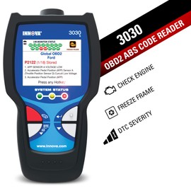 Innova 3030 Herramienta de diagnóstico/lector de código con ABS para vehículos OBD2, Color Screen with DTC Severity, Regular