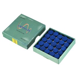 PATIKIL 12mm Dia Pool Cue Tips, 50 Pack Pool Billiard Cue Tips Pool Stick Replacement Tips Pool Stick Tips Snooker Cue Tips, Blue