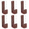 PINE & LINEN 6 Pack Durable Bunk Bed Ladder Hooks,