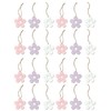 DARO DEKO Wooden Decorative Hanging Flowers 24 Pieces 7 cm