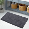LuxUrux Bath Mat-Extra-Soft Plush Bath Shower Bathroom Rug, 1'' Chenille