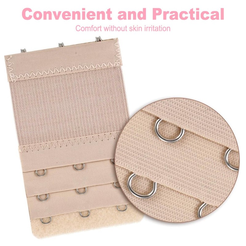 Women's Comfortable Bra Extender, Soft Bra Extension Strap with Storage