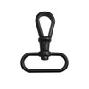 Wuuycoky Black 1.5" Inner Diameter D Ring Round Head Hook
