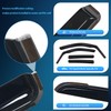 Nilight in Channel Rain Guards for Honda Ridgeline 2017 2018