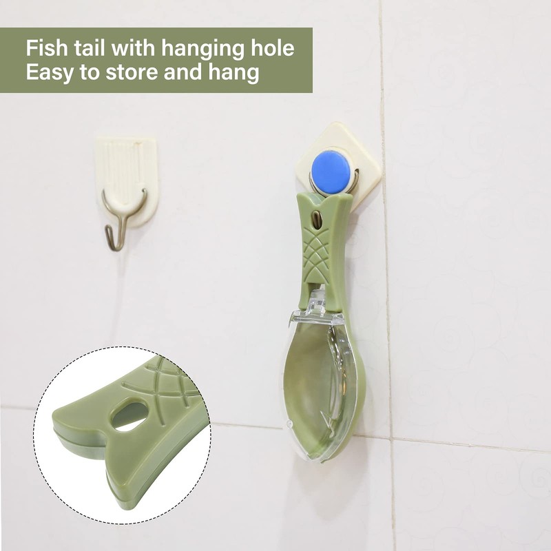 3 Pieces Fish Scaler Remover No Mess Fish Descaler Tool