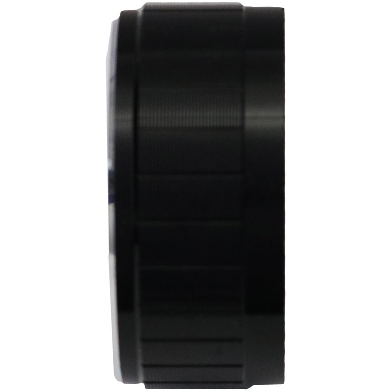 6mm Splined Hole Black Aluminium Amplifier/HiFi Control Knob Pack of
