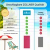 Zollner XXL 039 Beach Towel, 100 x 200 cm, Cotton,