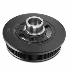 A-Premium Engine Harmonic Balancer Crankshaft Pulley - OHV L6 4.9L - Compatible with Ford Vehicles - 1996 E,F Class, E-150 E-250 E-350 Econoline, F-150, F-250, F-350 & More, Replace# F6UZ6316A