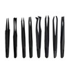 8 types of anti-static plastic tweezers set set 2ea