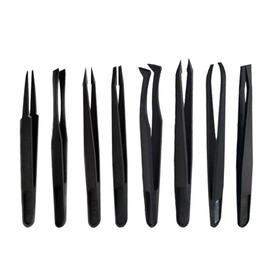 8 types of anti-static plastic tweezers set set 2ea
