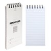 Juvale Reporters Notebook Pack - Top-Bound Notebook & Steno Pad