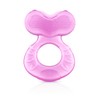 Nuby Silicone Teethe-EEZ Teether with Bristles, Includes Hygienic Case, Colors