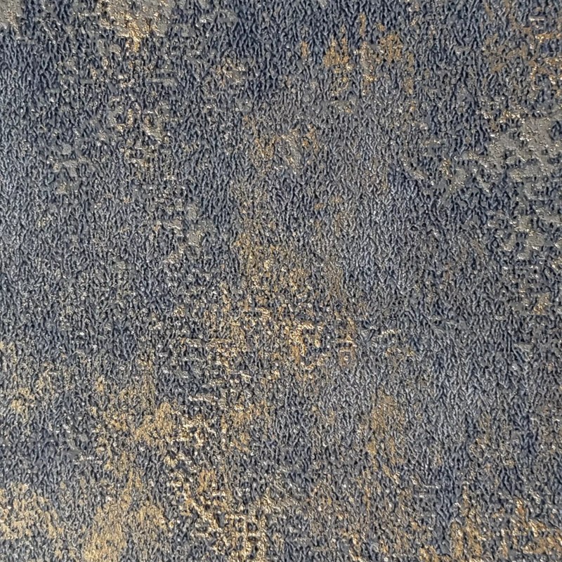 WM Wallpaper rustic navy blue gray gold Plain Textured modern