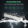 AUTOVIC Light Bar Kit Waterproof Plug-Play Driving Light Kit 7/8"