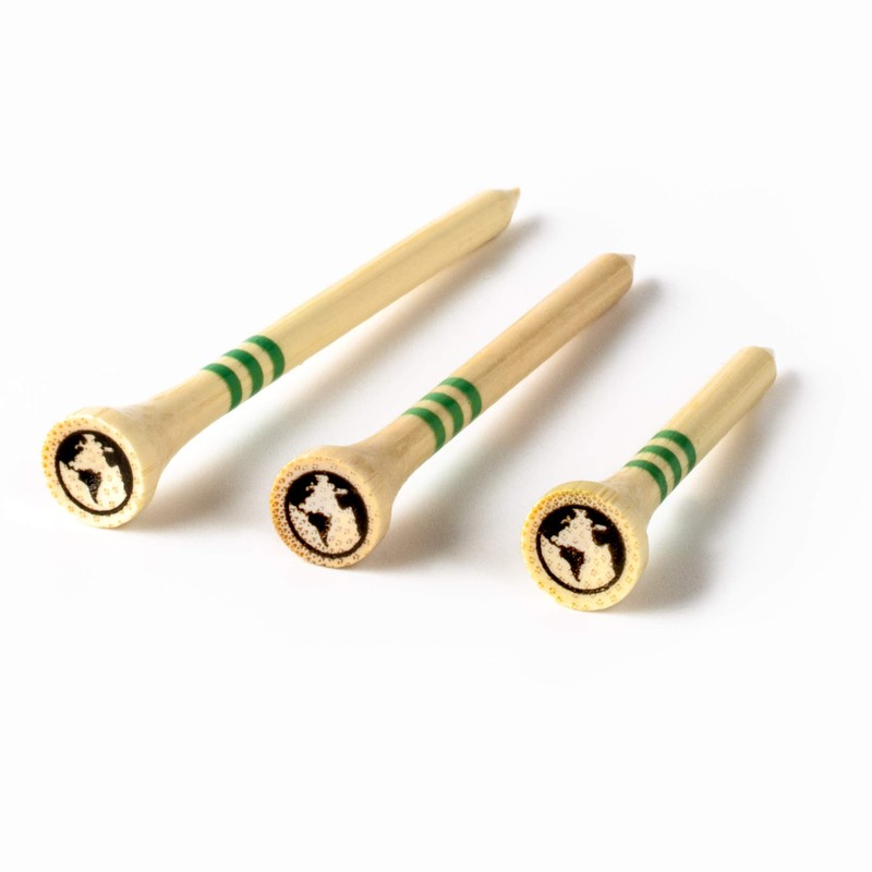 Bamboo Golf Tees Mixed Sizes | Strong Sustainable Biodegradable |