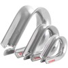 Seilwerk STANKE 10x Stainless Steel Thimble for Steel Wire Ropes