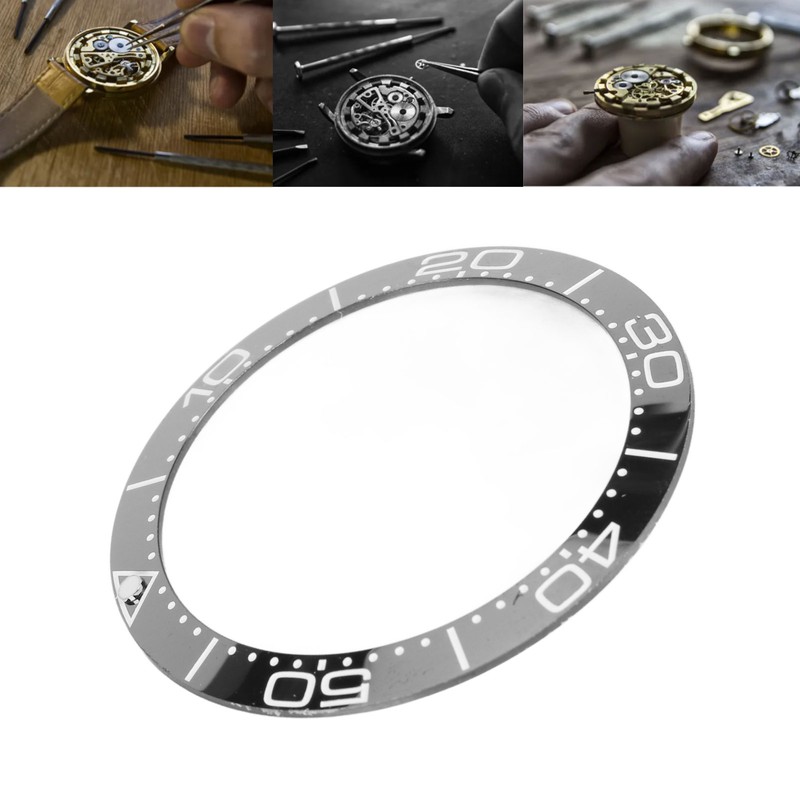 Ceramic Watch Bezel Ring Professional 38mm Watch Bezel Insert Replacement