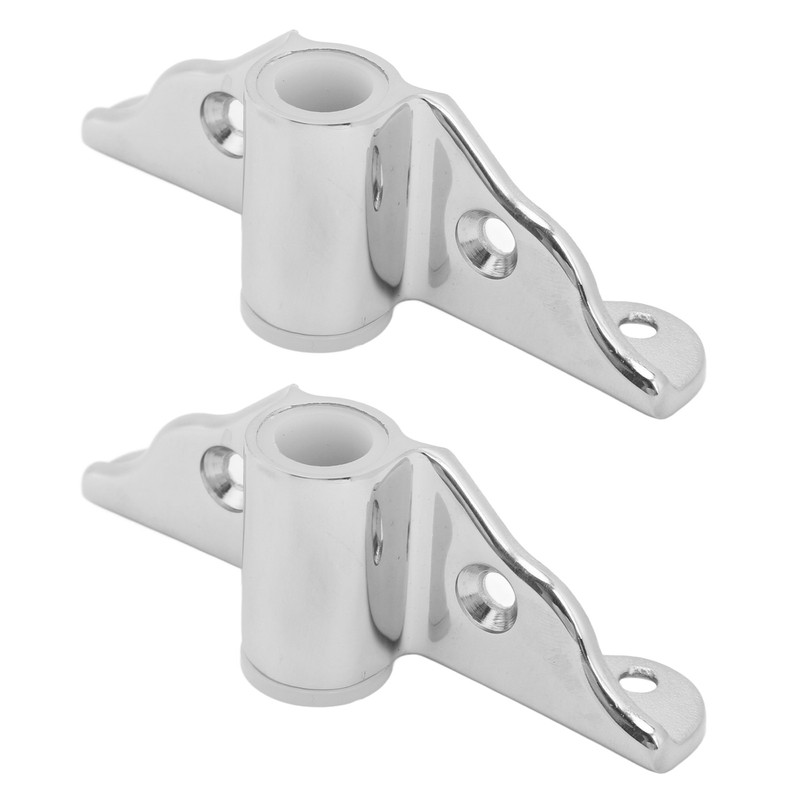 2Pcs Boat Rowlock Socket 1/2in Hole 316 Cast Stainless Steel