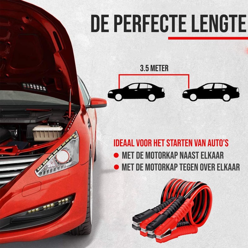 Strex Jump Leads 25 mm2-3.5M - 750A - Extra Robust