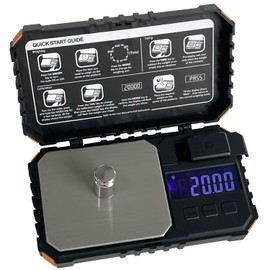 Socpuro Pocket Digital Scale, 0.01 g Units, Maximum 17.6 oz (500 g), High Precision, Measuring Scale, Portable, 5.3 x 3.0 x 0.9 inches (13.5 x 7.5 x 2.3 cm), Compact Mini Precision Scale, Commercial