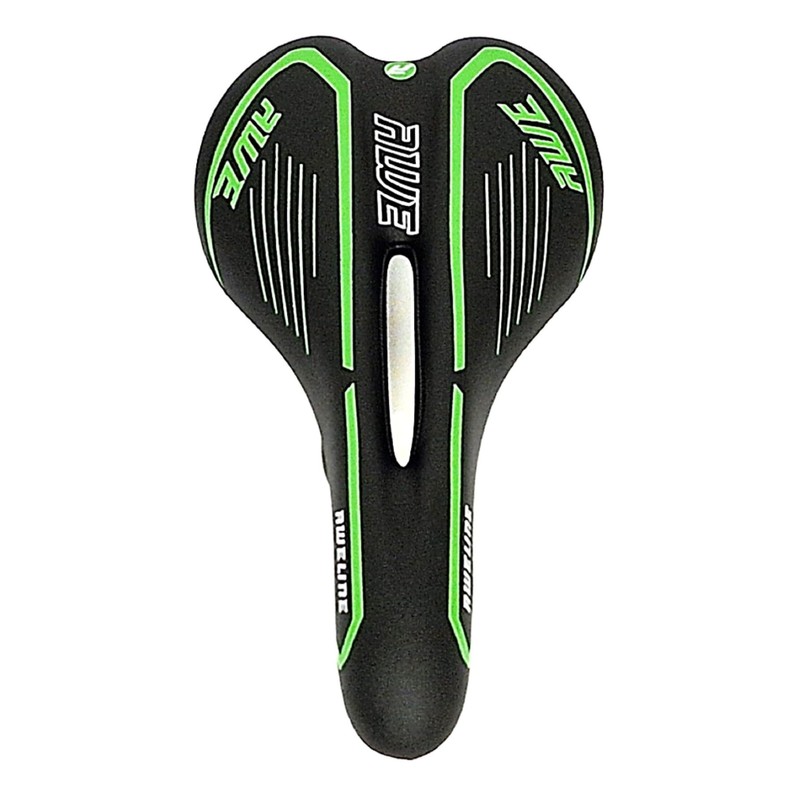 AWE® Adult Gel MTB/Racing Saddle Green Black