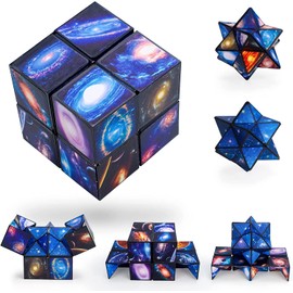 Boys Toys Age 7 8 9 10, Kids Educational Fidget Toy Gifts for 5-10 Year Old Boy Girls Birthday Presents Sensory Toys for Autism Infinity Cube Puzzles Games for Kid Girl Age 6-11 Teen Adult Fidget Cube