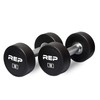 Rep Urethane Coated Dumbbells - 15 lb Pair