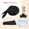 JIEYUCHU Curlers Curls Without Heat, DIY Curlers Overnight Set, Manual