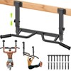 SELEWARE Adjustable Joist-Mounted Pull Up Bar - Multifunctional Chin Up
