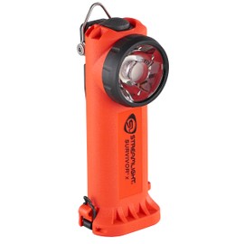 Streamlight 90044 Survivor X USB 250-Lumen USB Rechargeable Right-Angle Firefighter's Flashlight with SL-B26 Battery Pack, Orange