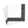 Caspari Ribbon Border Paper Luncheon Napkins in Black - 20