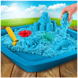 Kinetic Sand 20106638 Molds Spin Master Purple Sandbox Set, Assorted Color