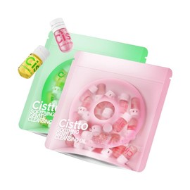 Cistto Mini Makeup Remover,Waterproof Makeup Remover Oil, Nourishing and Gentle for Sensitive Skin&All Skin Types,Springtok:_Oil skin+Dry skin_80ML (40pc)