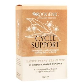 Roogenic Women's Balance Native Plant Tea Elixir Tea Bags in Box, 18 Biodegradable Tea Bags